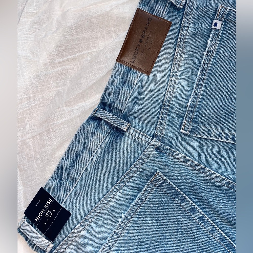 Lucky Brand high rise 90s, medium wash denim - Picture 3 of 6